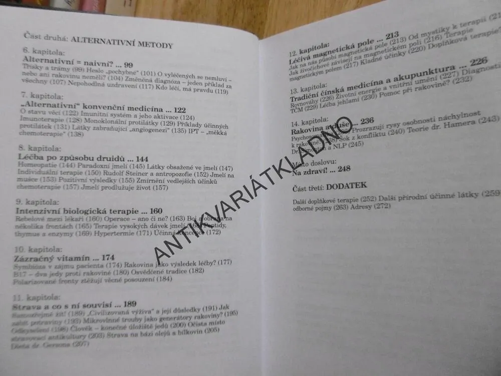 VYLÉČENÍ RAKOVINY, ALTERNATIVNÍ CESTY K UZDRAVENÍ, ANDREAS VON RÉTYI, LÉČITELSTVÍ, **an