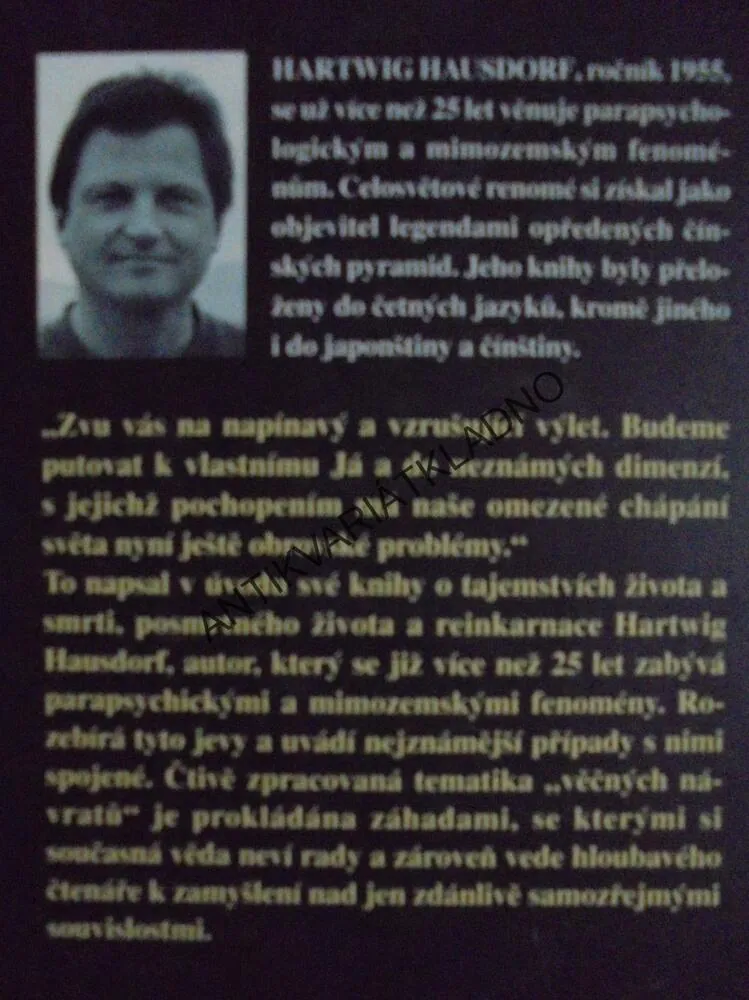 NÁVRAT Z ONOHO SVĚTA, HARTWIG HAUSDORF, ZÁHADY REINKARNACE, **an