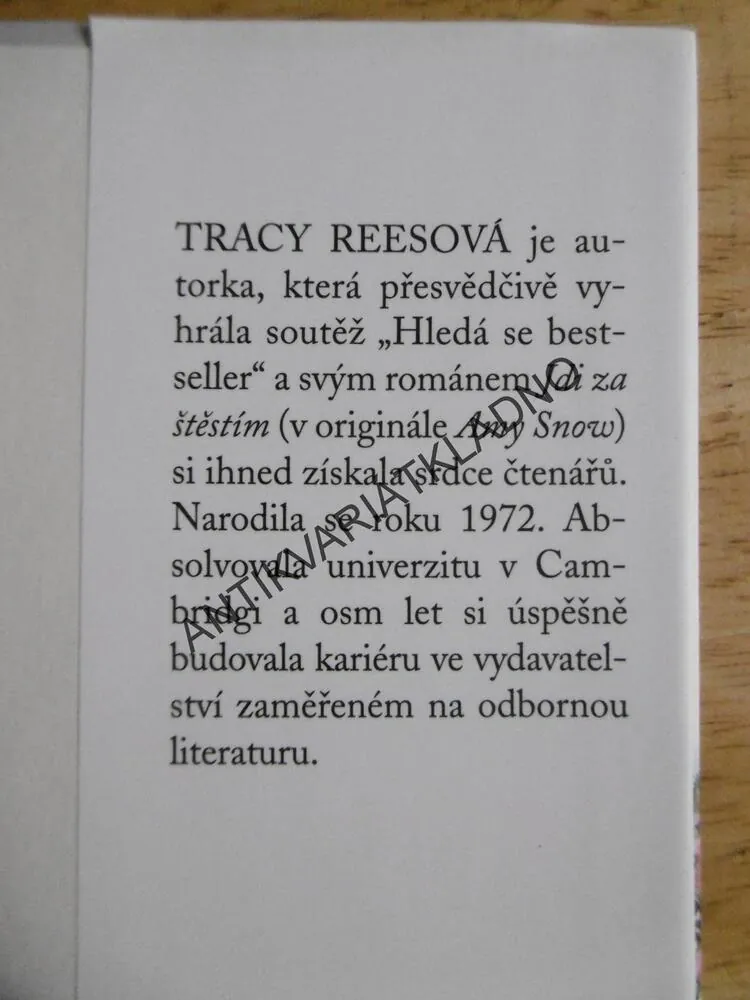 JDI ZA ŠTĚSTÍM, TRACY REESOVÁ
