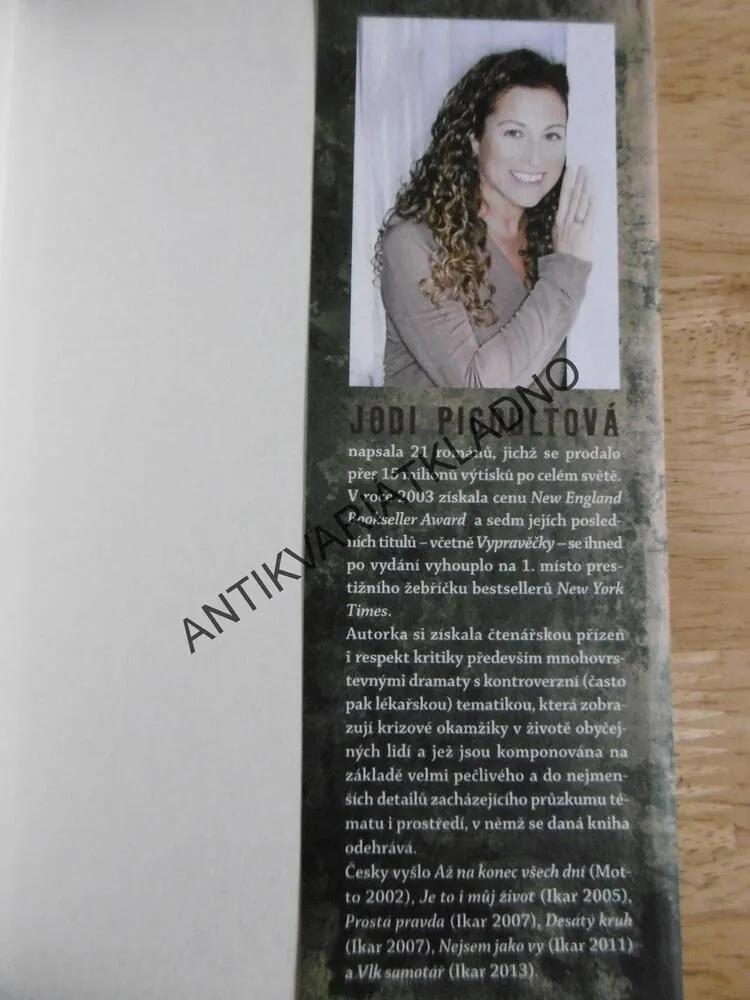 VYPRAVĚČKA, JODI PICOULTOVÁ