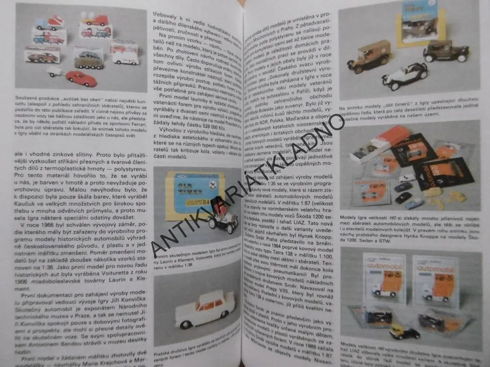 KRÁLOVSTVÍ AUTOMOBILOVÝCH MODELŮ, MILAN POLÁK, MODELÁŘSTVÍ, **an