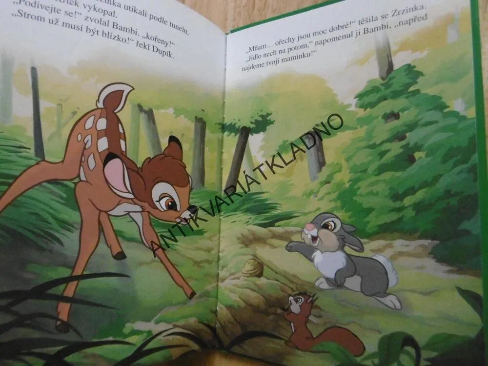 BAMBI A ZTRACENÁ VEVERKA, WALT DISNEY, **an