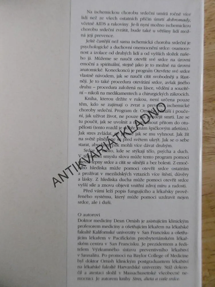 MĚJTE ZNOVU ZDRAVÉ SRDCE, DEAN ORNISH