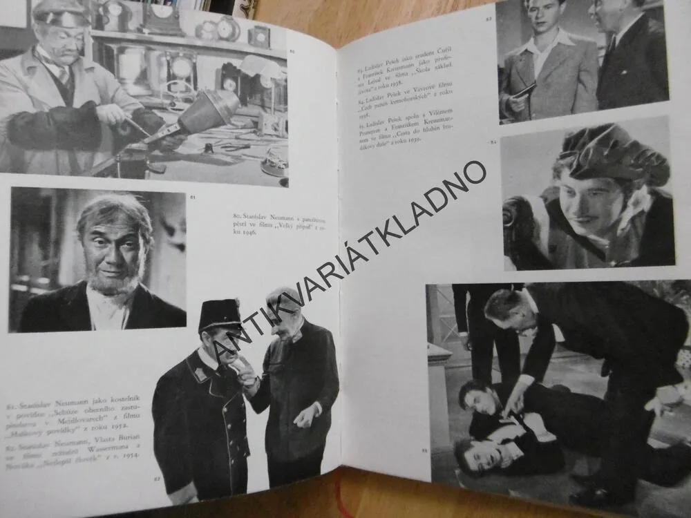 HRDINOVÉ FILMOVÉ VESELOHRY, ROZPRÁVKY S HERCI, NAD ČESKOU FILM.VESELOHROU A NAD 133 FOTOGRAFIEMI