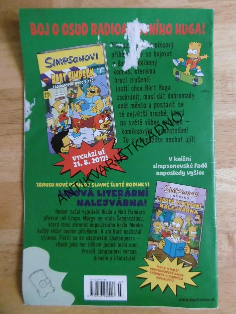 SIMPSONOVI, BART SIMPSON, KOMIKS, 7/2017