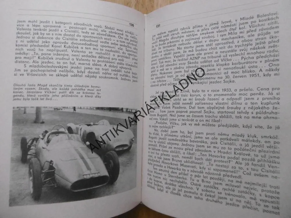ZAPRÁŠENÉ OKTANY, DALIBOR JANEK, ZÁVODY FORMULE