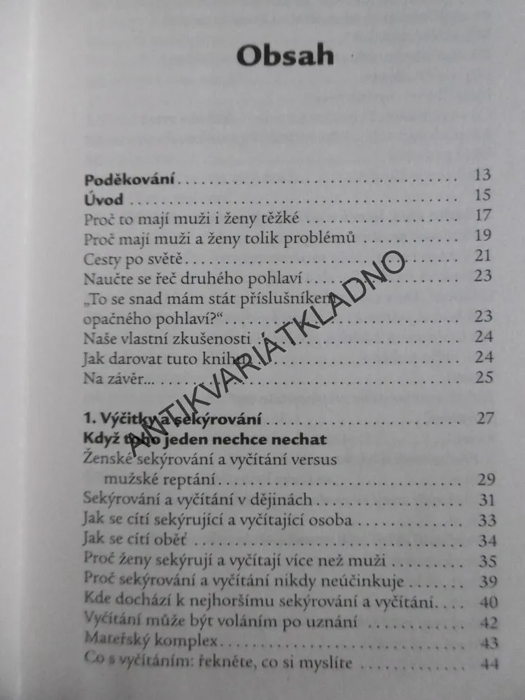 PROČ MUŽI LŽOU A ŽENY PLÁČOU, ALLAN A BARBARA PEASOVI, **an