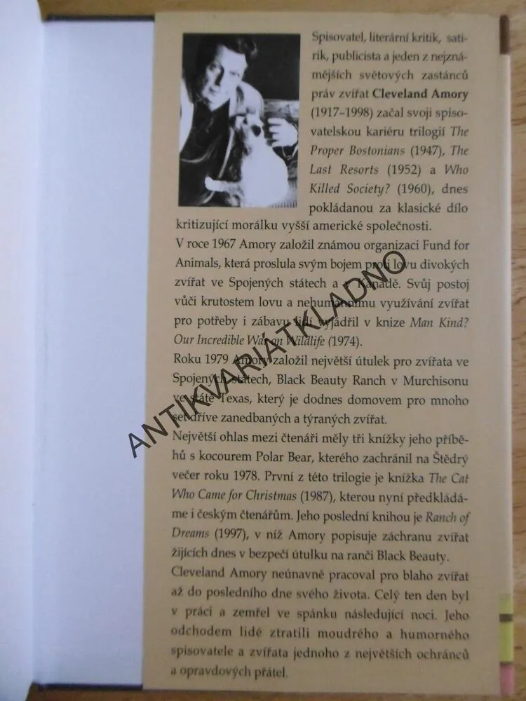 O KOCOUROVI, KTERÝ PŘIŠEL NA VÁNOCE, CLEVELAND AMORY, **an