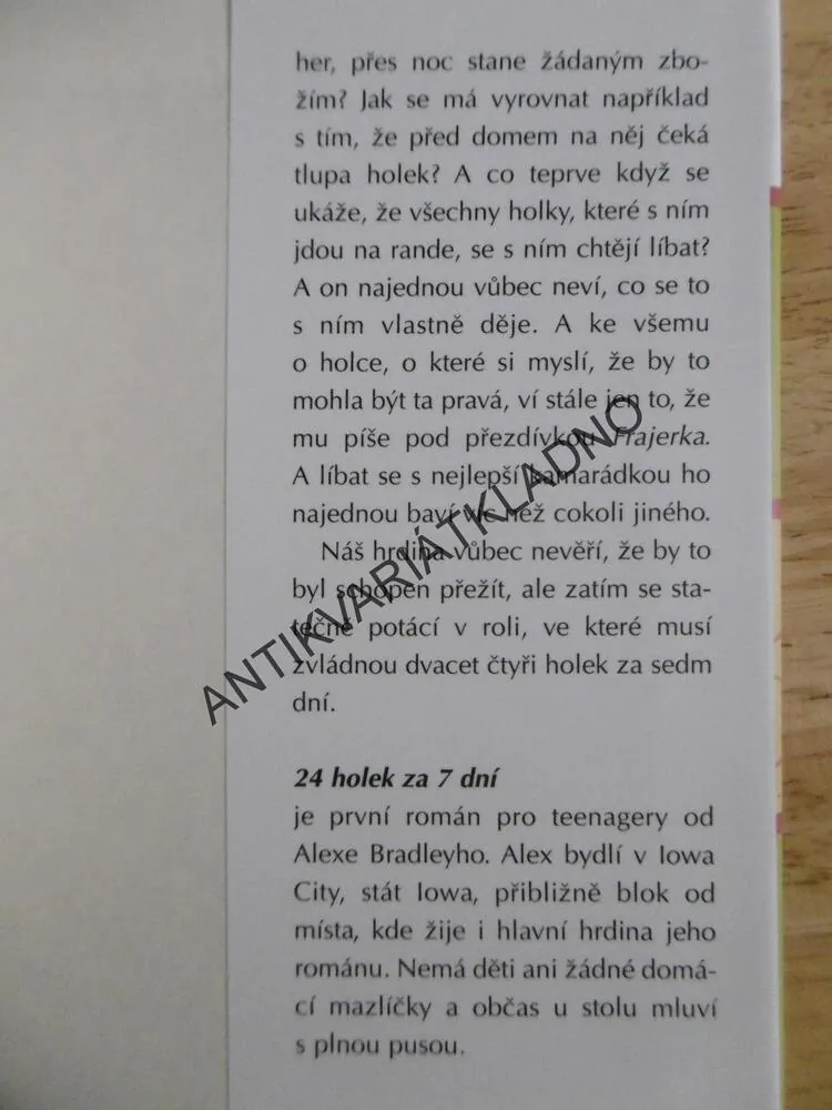 24 HOLEK ZA 7 DNÍ, ALEX BRADLEY, **an