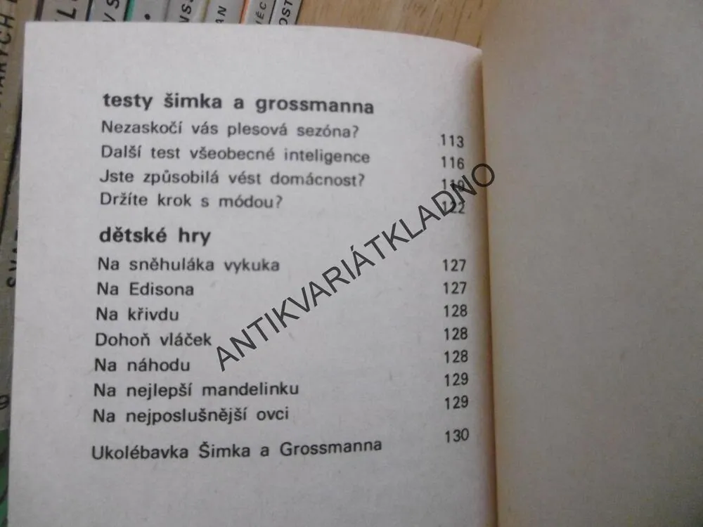 NÁVŠTĚVA CIRKUSU, MILOSLAV ŠIMEK, JIŘÍ GROSSMANN, SEMAFOR, HUMOR DO KAPSY 11., 1976