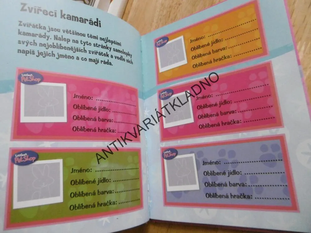 NOVÉ ALBUM SE SAMOLEPKAMI, LITTLEST PET SHOP,