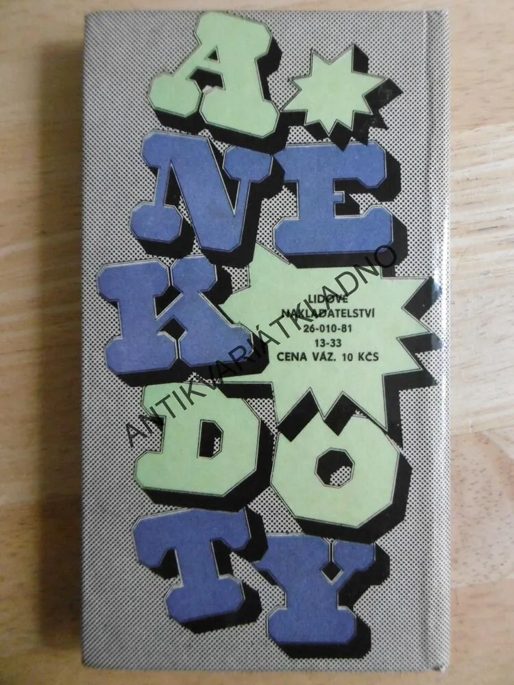 ANEKDOTY 50. NA ROZLOUČENOU, ADOLF BORN, **an