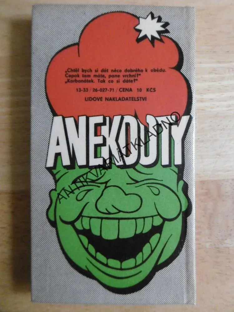 ANEKDOTY 11. PANA VRCHNÍHO, JIŘÍ ŠLITR, **an