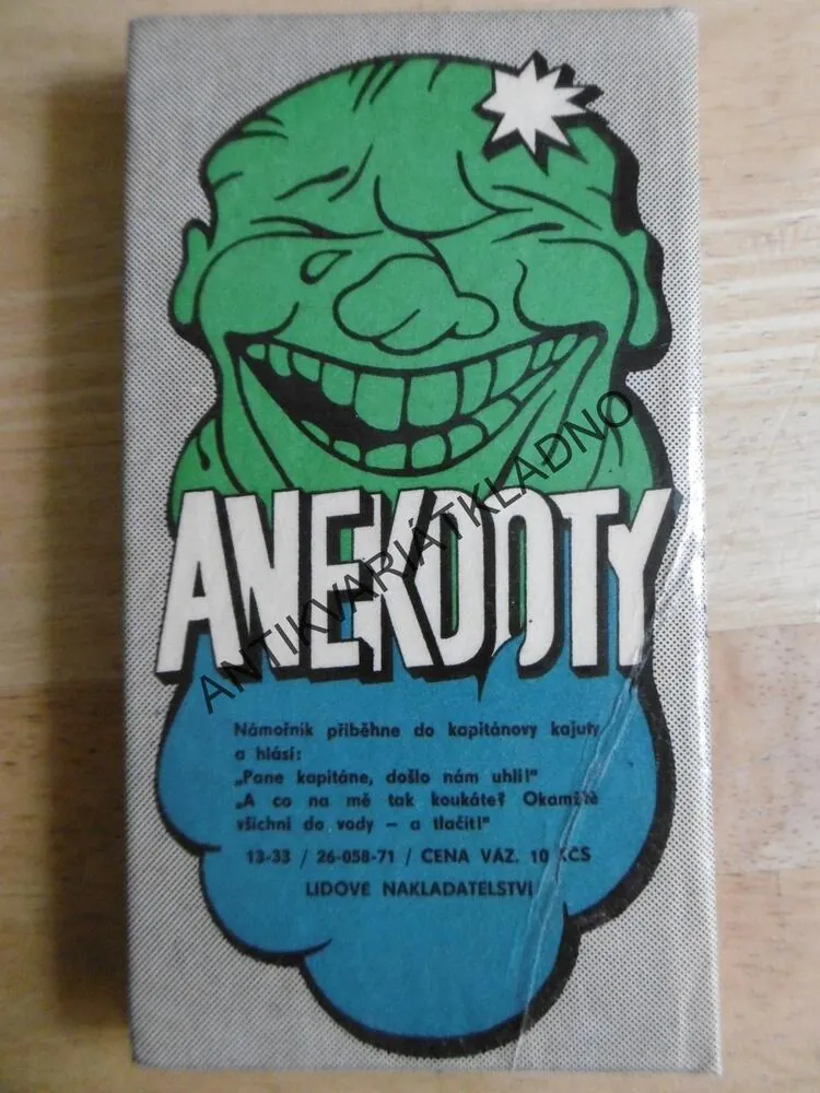 ANEKDOTY 12. NÁMOŘNICKÉ, JIŘÍ ŠLITR, **an