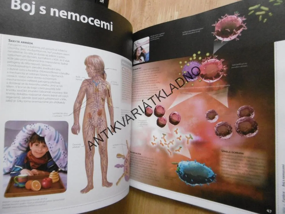 LIDSKÉ TĚLO, VELKÁ ENCYKLOPEDIE S 3D OBRÁZKY, bez 3D BRÝLÍ, **an