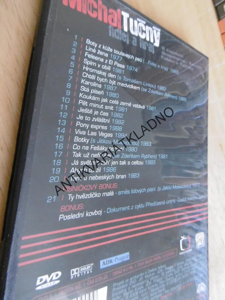 MICHAL TUČNÝ, FIDLEJ A HRAJ, DVD HUDBA