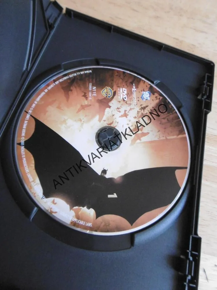 BATMAN ZAČÍNÁ, 2X  DVD FILM