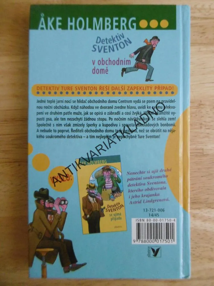 DETEKTIV SVENTON V OBCHODNÍM DOMĚ, ALE HOLMBERG, MARCEL STECKER, **an