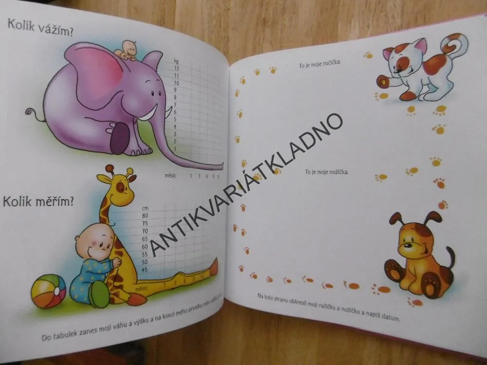 NAŠE HOLČIČKA, PRVNÍ ALBUM, MOJE PRVNÍ KNIHA, **an
