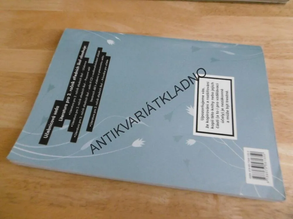 LITERATURA PRO 3. ROČNÍK STŘEDNÍCH ŠKOL, UČEBNICE, DIDAKTIS