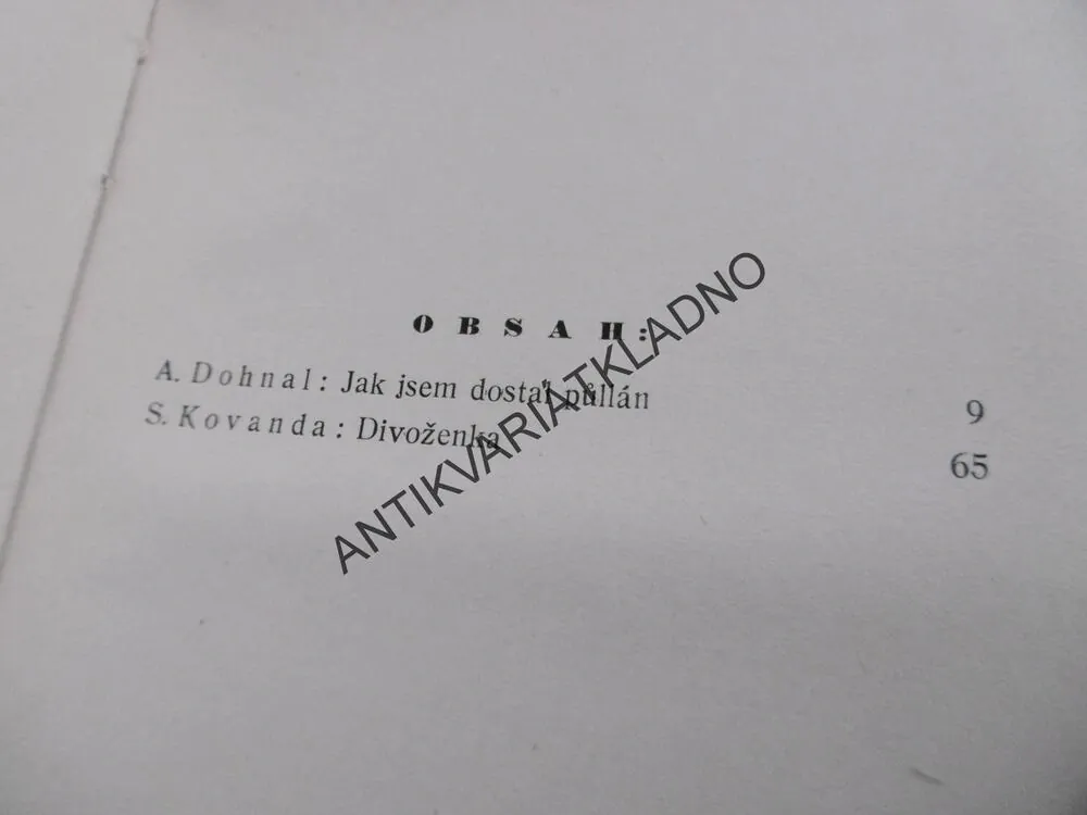 POVÍDKY Z ČERNÝCH LESŮ, STANISLAV KOVANDA, ANTOŠ DOHNAL, 1948, **an