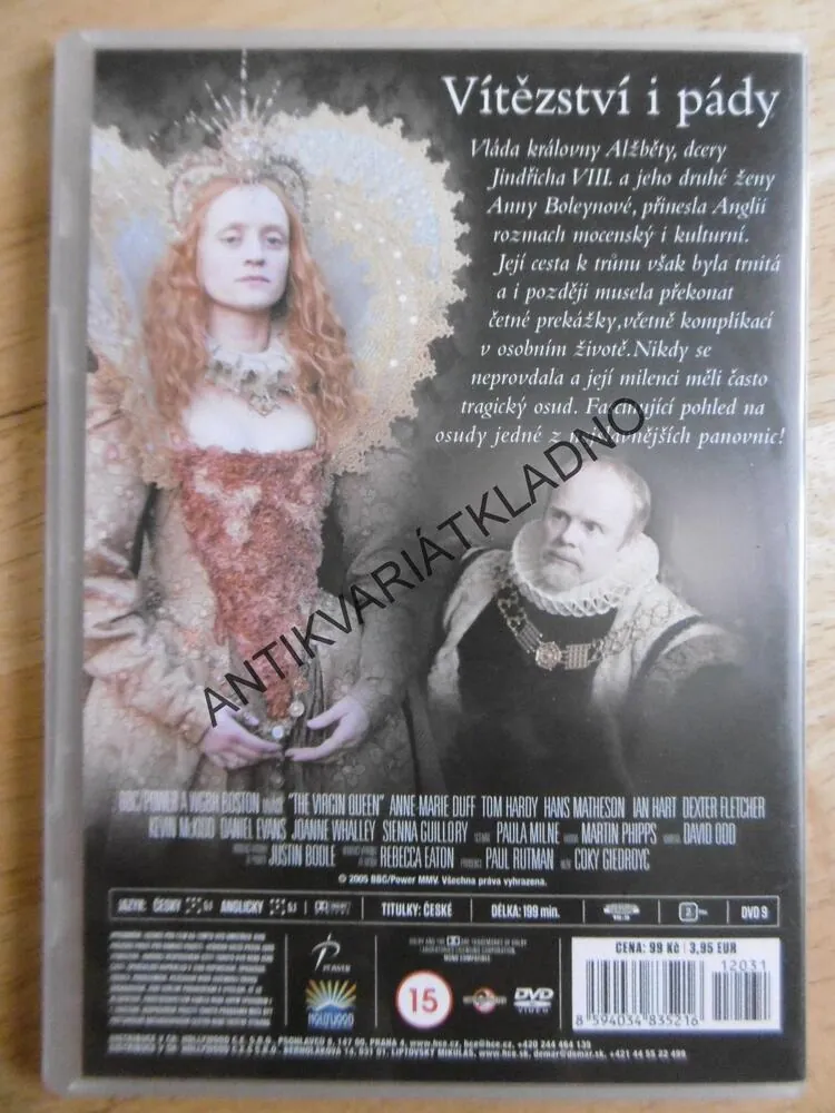 ALŽBĚTA I., DVD FILM 