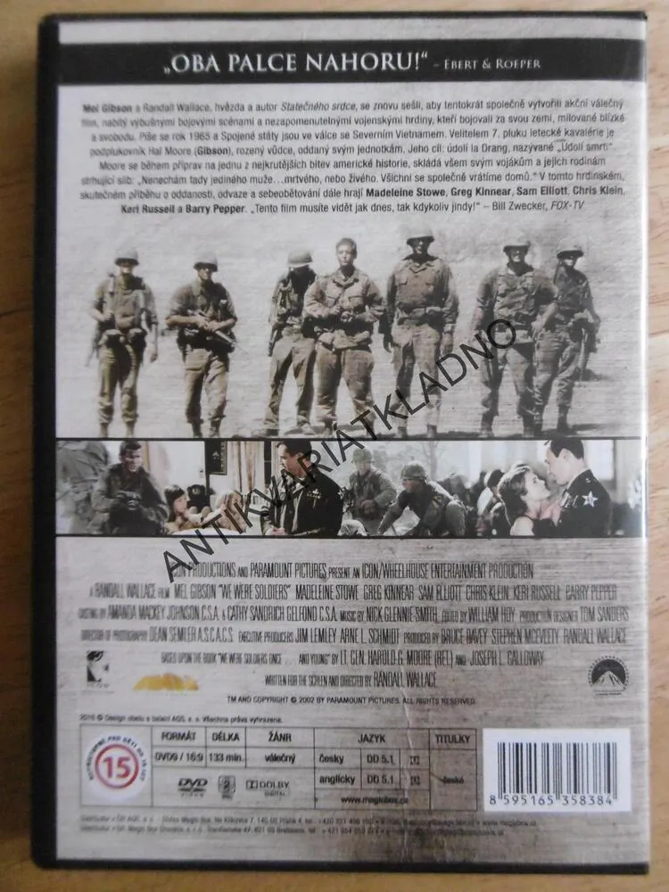 ÚDOLÍ STÍNŮ, DVD FILM