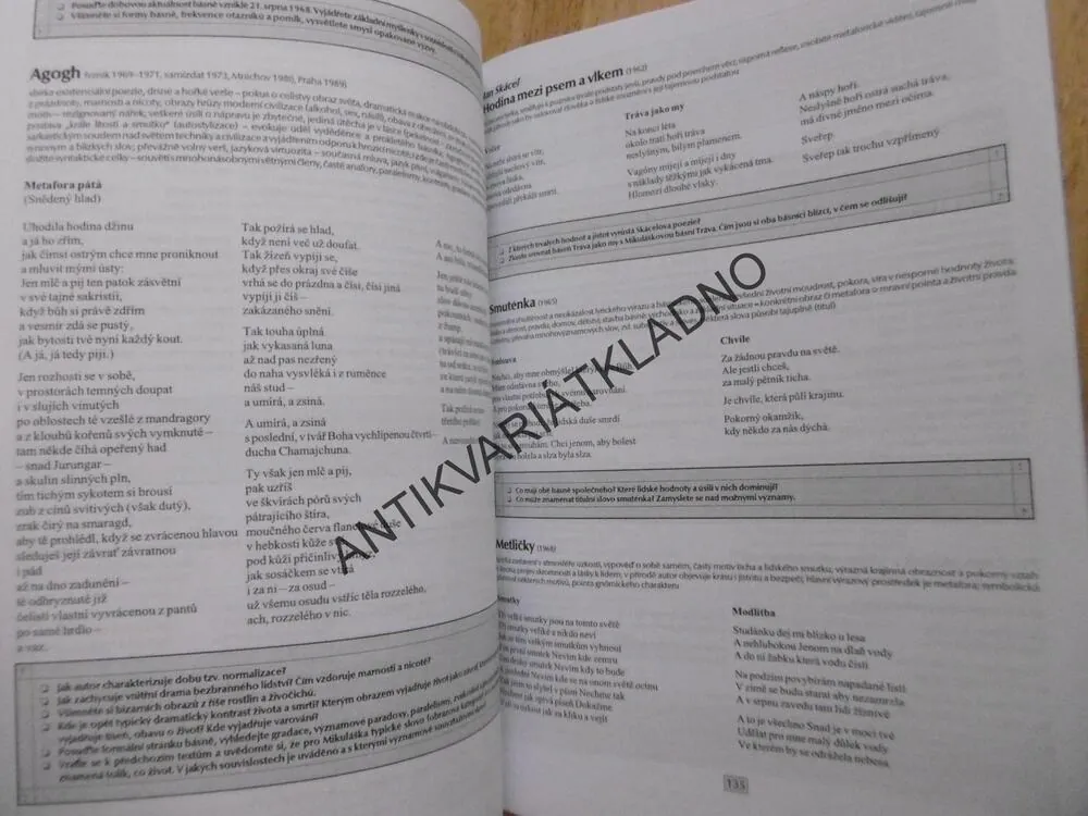 ČÍTANKA IV. K LITERATUŘE V KOSTCE PRO STŘEDNÍ ŠKOLY, SOCHROVÁ