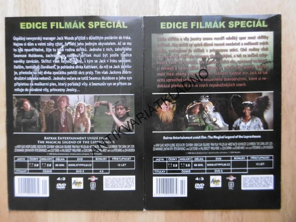 KOUZELNÁ ZEMĚ SKŘÍTKŮ, 1-2, DVD FILM 