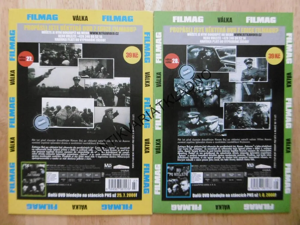 CESTA DO SATURNU, KONEC SATURNU, DVD FILM