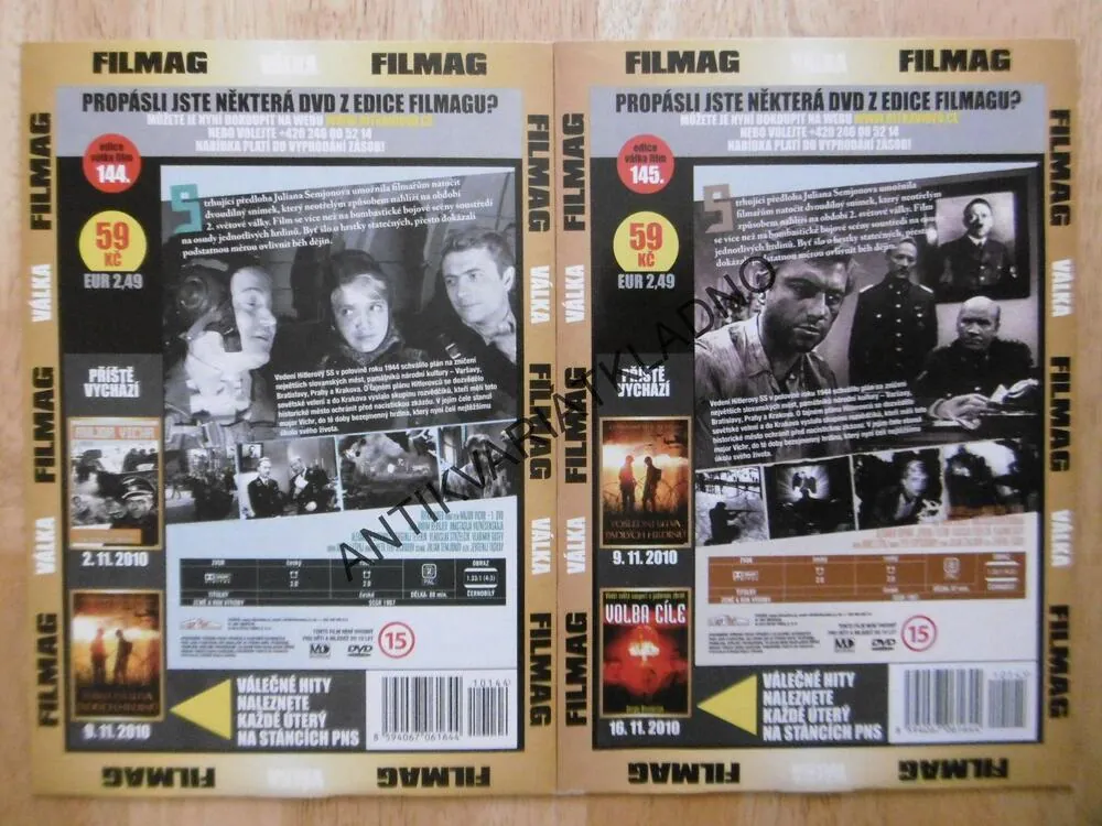 MAJOR VICHR, 1-2, DVD FILM