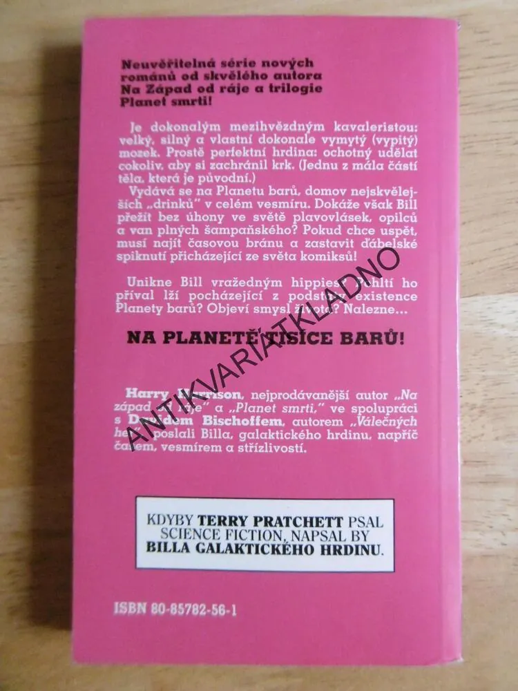 BILL, GALAKTICKÝ HRDINA, NA PLANETĚ TISÍCE BARŮ , HARRY HARRISON
