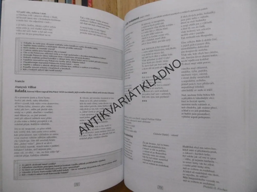 ČÍTANKA I. K LITERATUŘE V KOSTCE PRO STŘEDNÍ ŠKOLY, SOCHROVÁ
