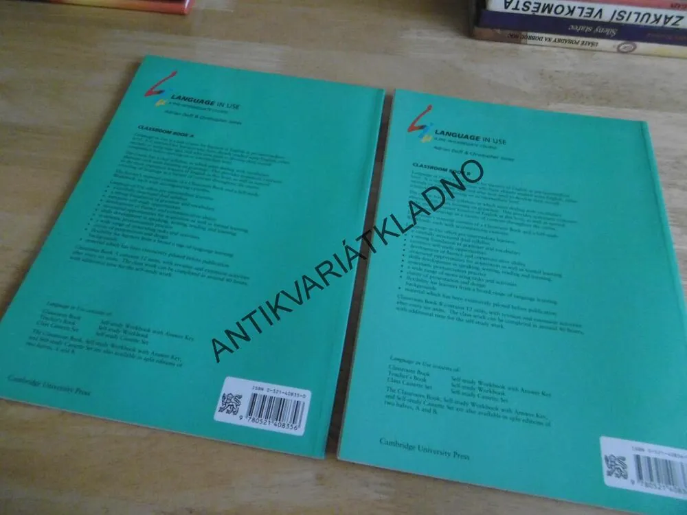 LANGUAGE IN USE, CLASSROOM BOOK A,B, ANGLICKY, ANGLIČTINA