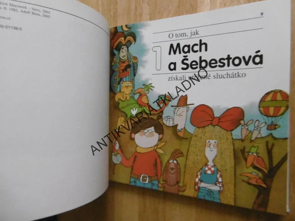 MACH A ŠEBESTOVÁ VE ŠKOLE, MILOŠ MACOUREK ADOLF BORN,