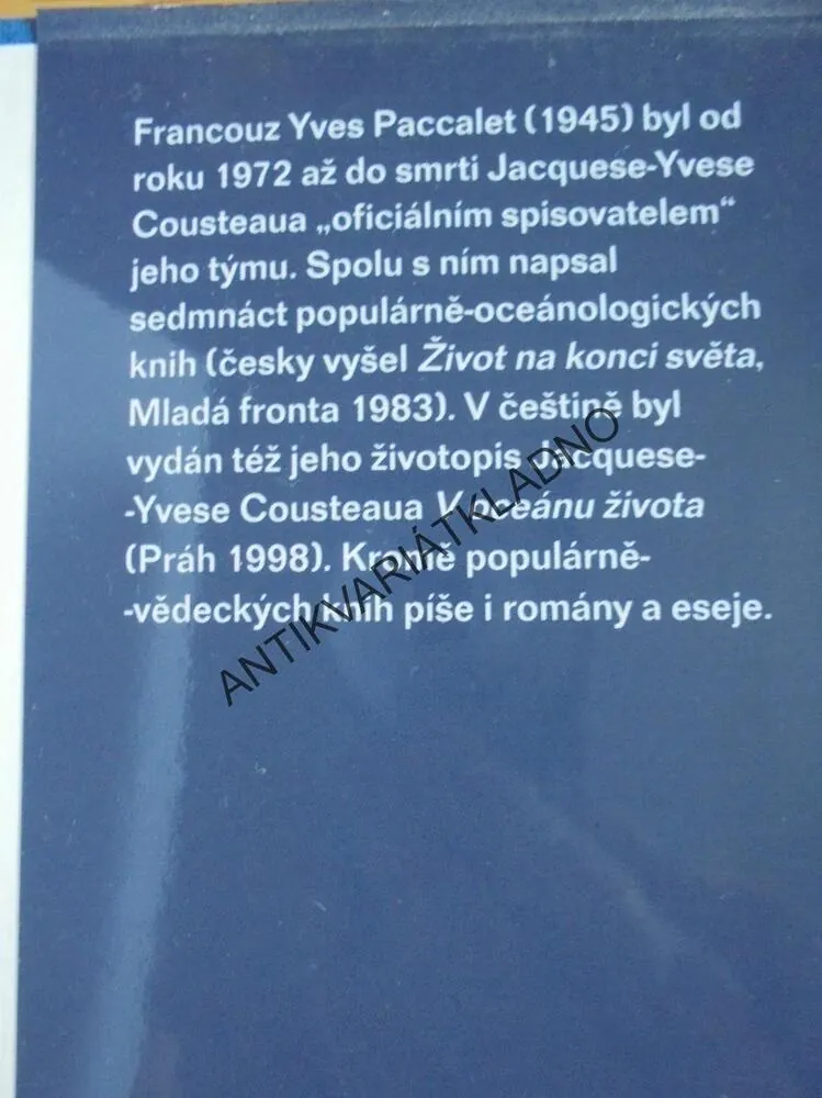 TAJEMNÝ ŽIVOT DELFÍNŮ, YVES PACCALET, **an