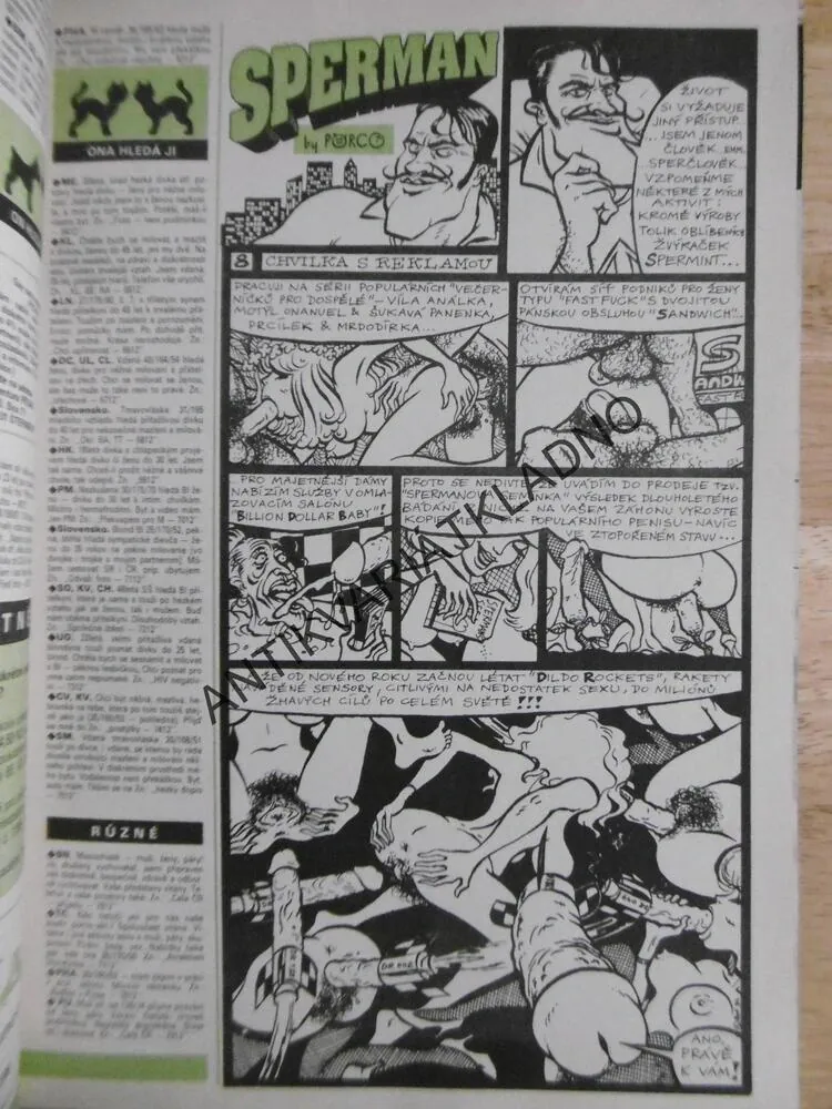 EROTIC MAGAZÍN PRO MUŽE I ŽENY 12/1994