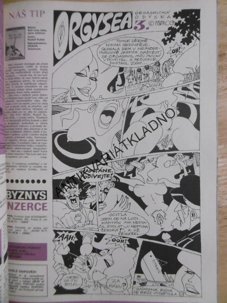 EROTIC MAGAZÍN PRO MUŽE I ŽENY 3/1995