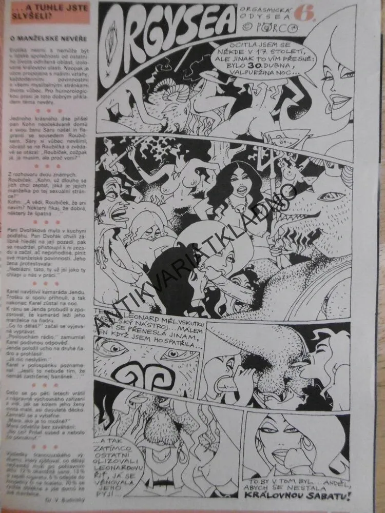EROTIC MAGAZÍN PRO MUŽE I ŽENY 6/1995