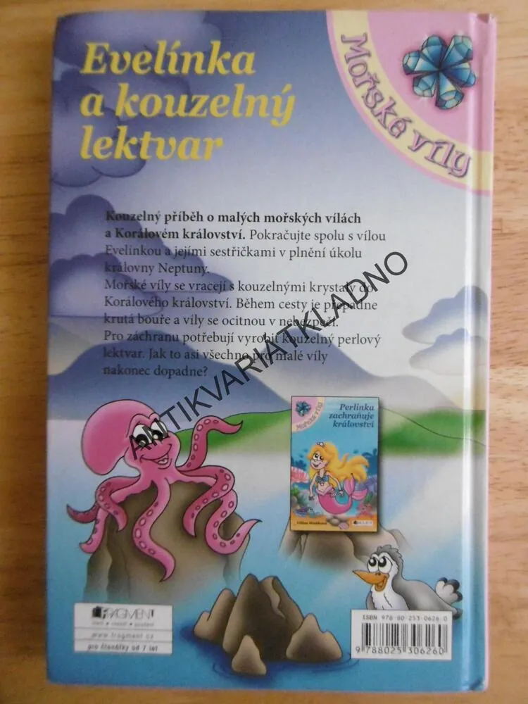 EVELÍNKA A KOUZELNÝ LEKTVAR, MOŘSKÁ VÍLA, GILLIAN SHIELDSOVÁ, **an