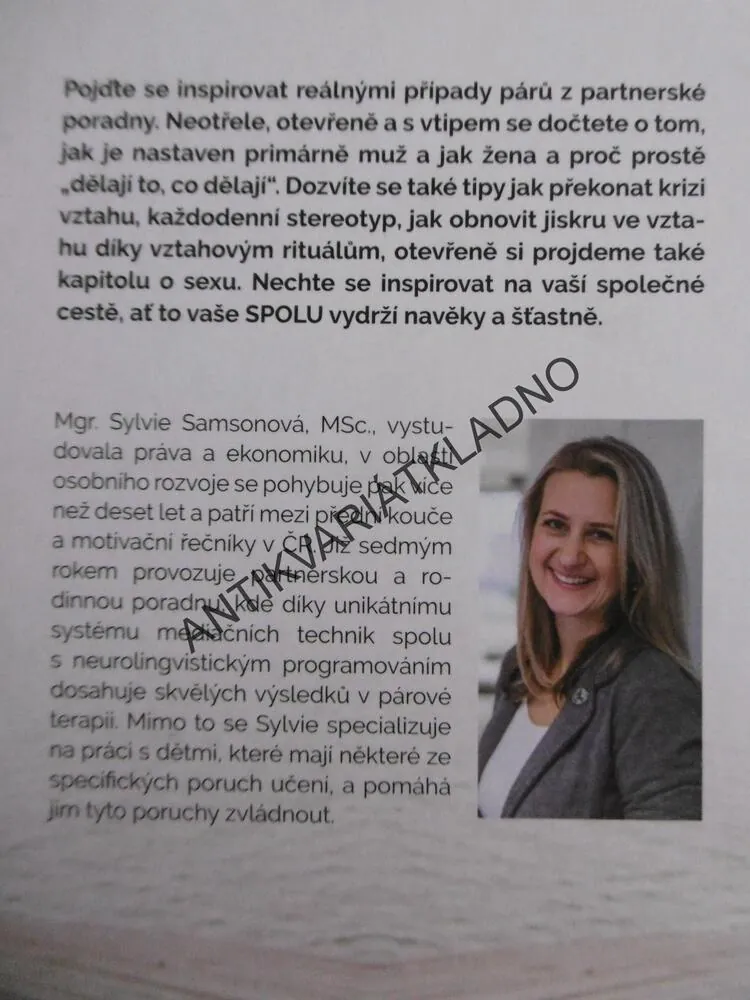SPOLU, PARTNERSKÝ MANUÁL, SYLVIE SAMSONOVÁ, **an