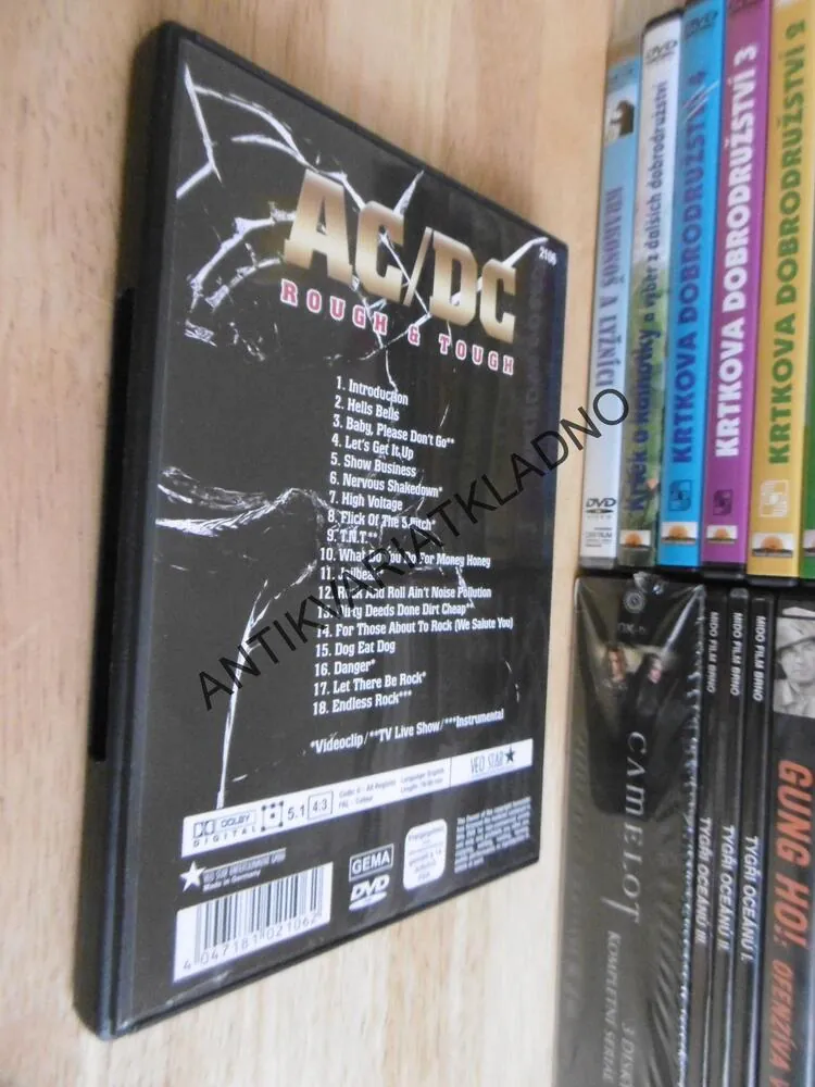 AC/DC, ROUGH AND TOUGH, DVD HUDBA