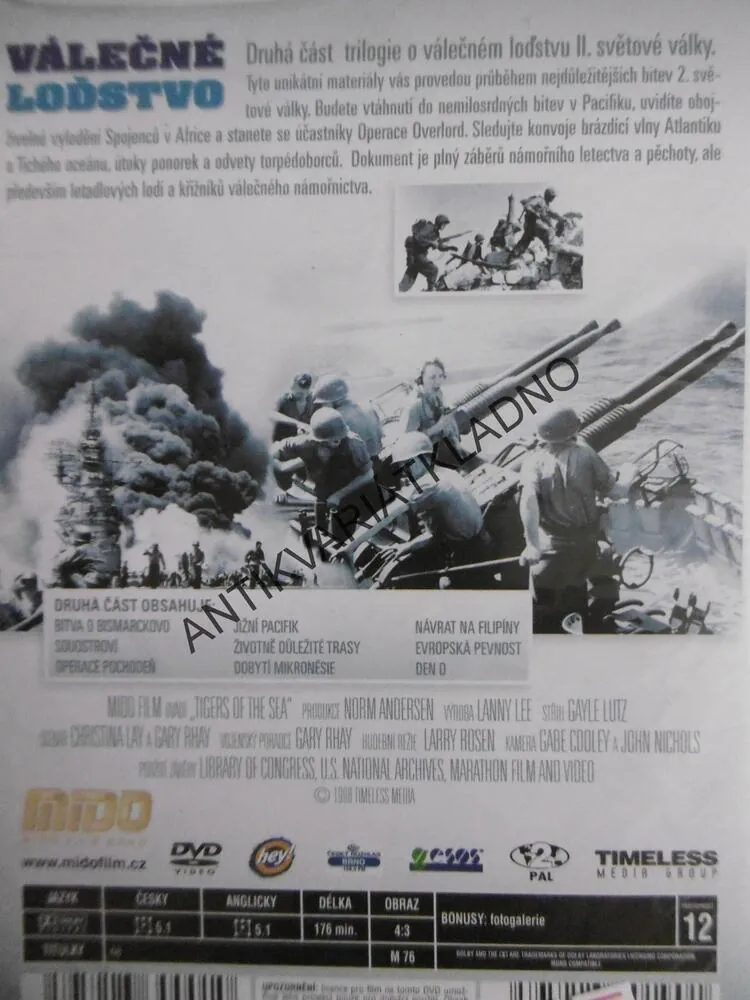 TYGŘI OCEÁNŮ,1-3, DVD FILM DOKUMENT