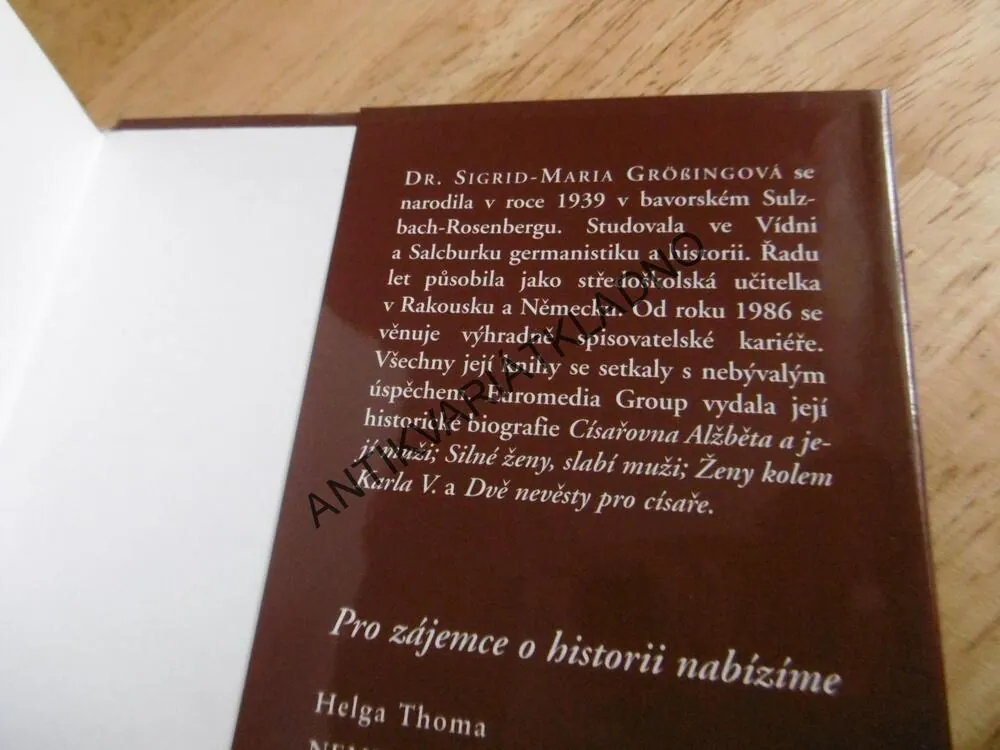 KORUNNÍ PRINC RUDOLF, SIGRID-MARIA GRÖSSINGOVÁ