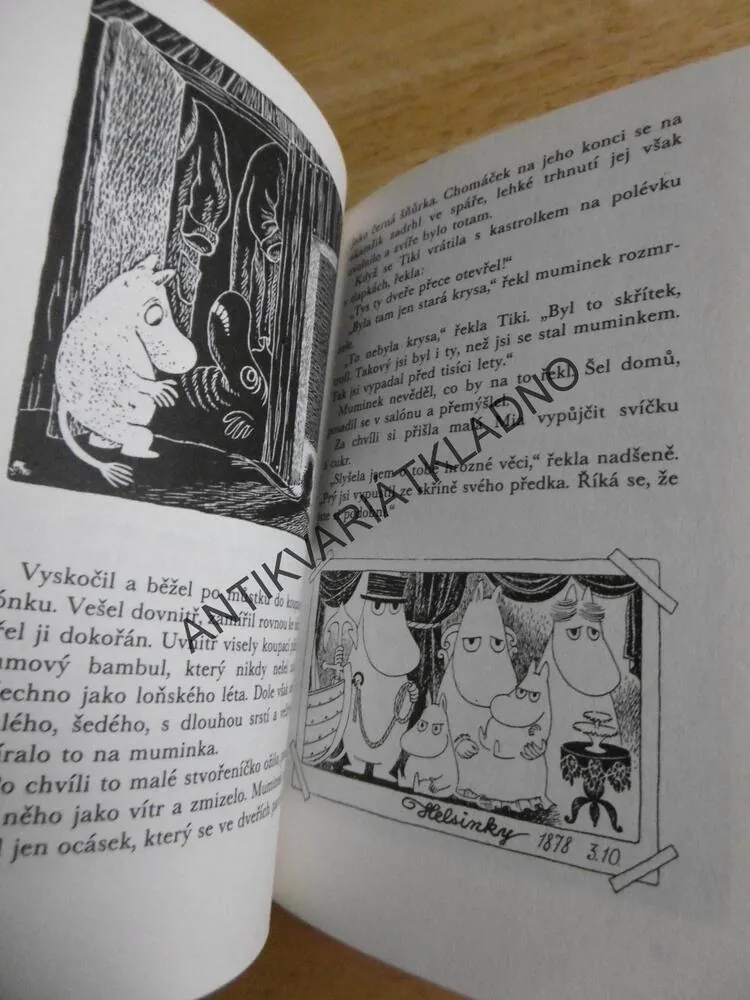 ČAROVNÁ ZIMA, PŘÍBĚHY O SKŘÍTCÍCH MUMINECH, MUMÍNCI, TOVE JANSSONOVÁ,