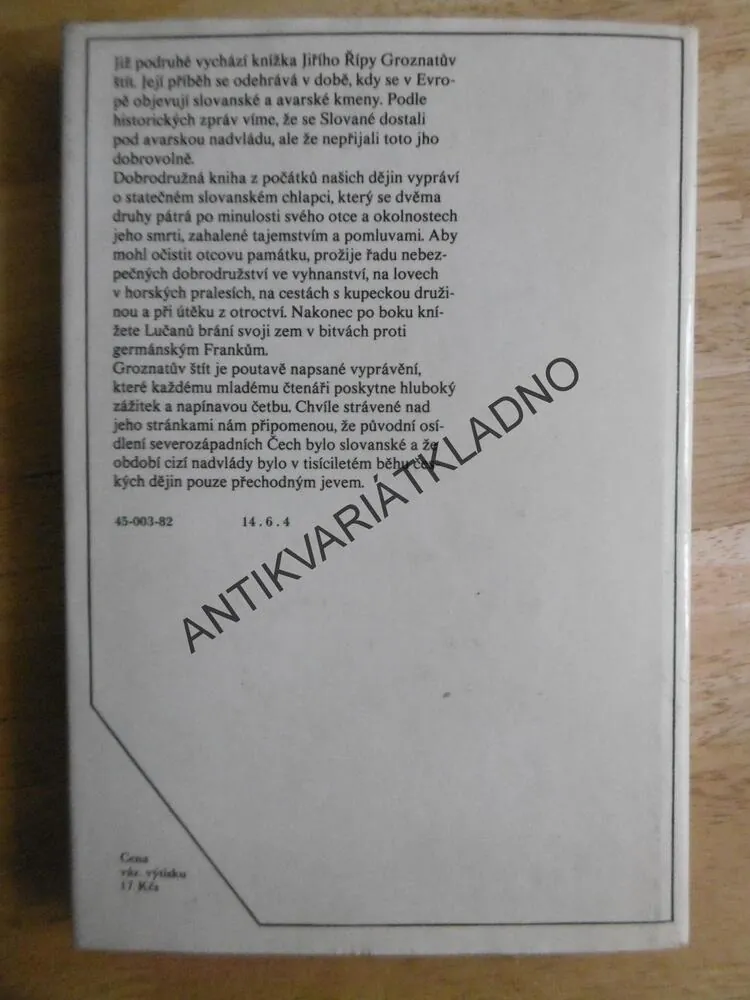 GROZNATŮV ŠTÍT, JIŘÍ ŘÍPA, ZDENĚK BURIAN, 1982, **an