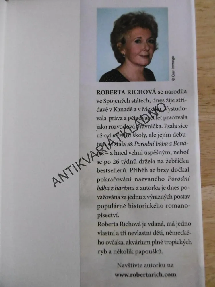 PORODNÍ BÁBA Z HARÉMU, ROBERTA RICHOVÁ, **an
