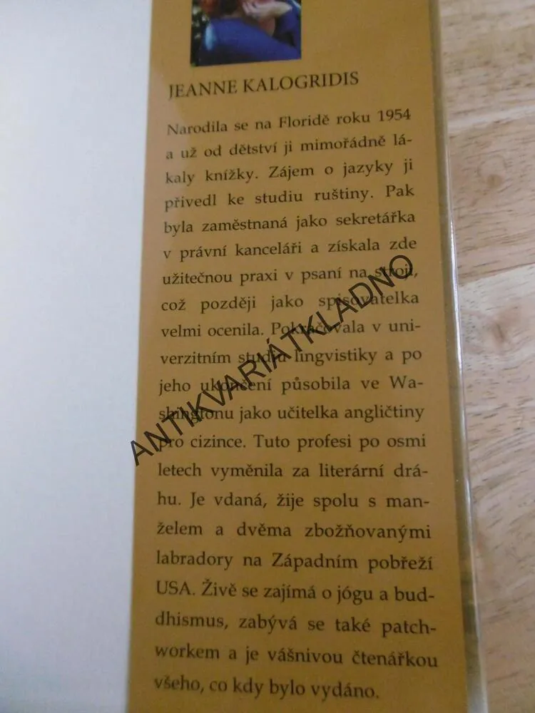 INKVIZITOROVA ŽENA, JEANNE KALOGRIDIS, **an