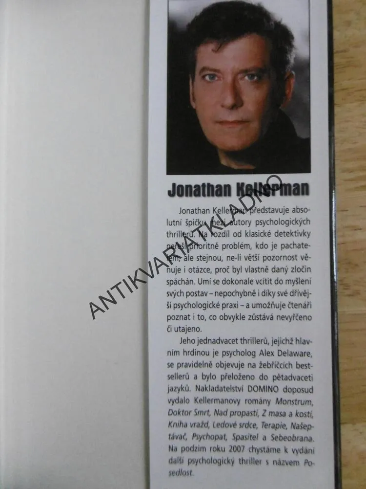 ÚNOS, JONATHAN KELLERMAN, **an