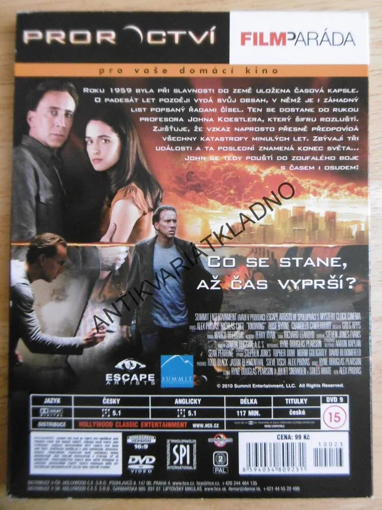 PROROCTVÍ, NICOLAS CAGE, DVD FILM 